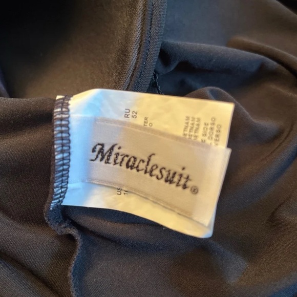 Miraclesuit Black Chemise with Elegant Detailing - Picture 9 of 9